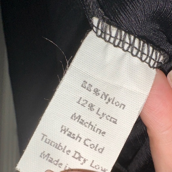 Athleta womens black v neck contemporary hooded sweater M athleisure - Picture 10 of 10